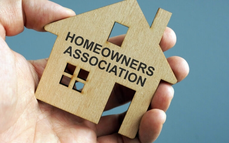 HOA sign
